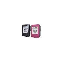 Pack de 1 noir et 1 tricolor générique pour HP deskjet 1050 / 2050 / 3050 ... (N°301XL), Toner Express : achat en ligne de Pack 