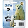 Cartouche noir photo EPSON pour Expression Home XP-600... (N°26) (ours), Toner Express : achat en ligne de Cartouche noir photo 