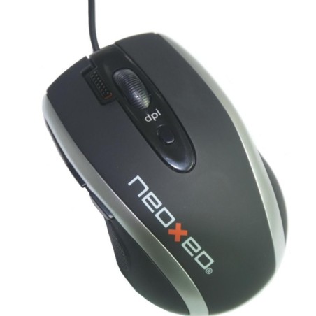 Neoxeo MSE 50 Black/Silver - Souris filaire noire/argent, Toner Express : achat en ligne de Neoxeo MSE 50 Black/Silver - Souris 
