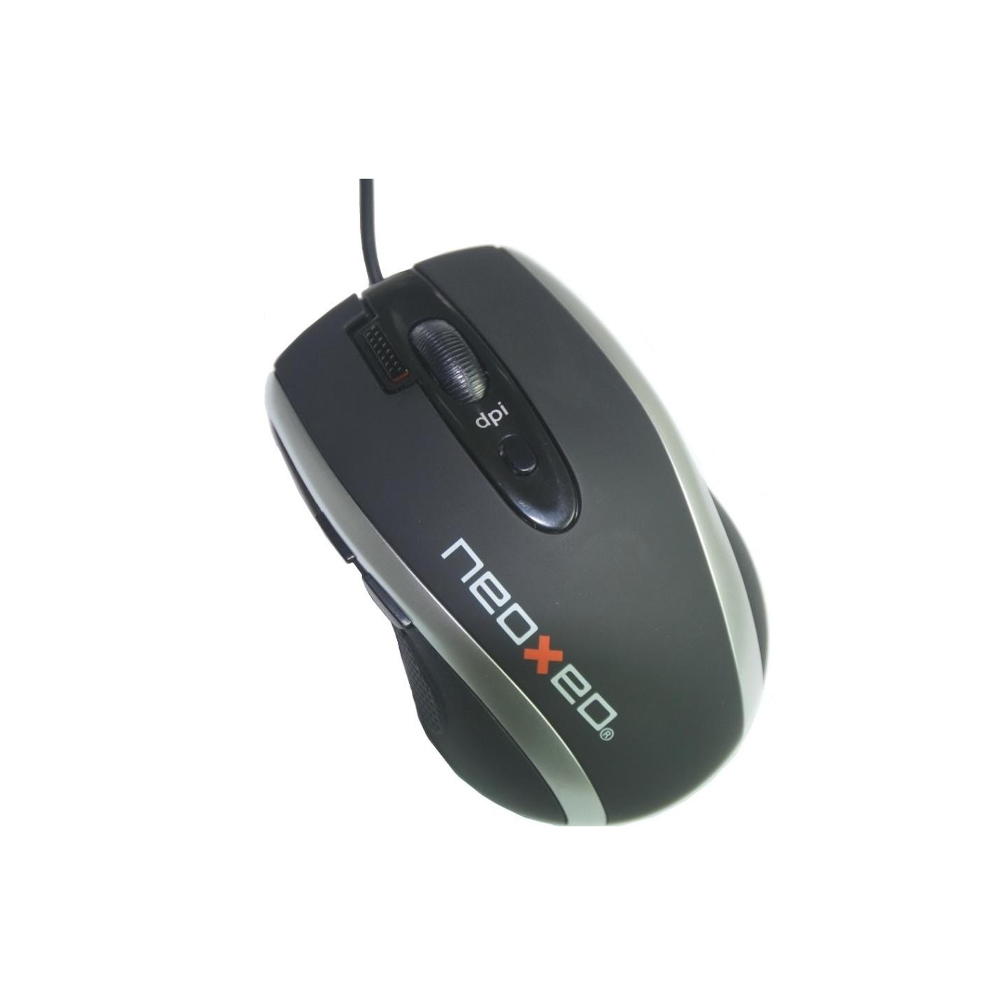 Neoxeo MSE 50 Black/Silver - Souris filaire noire/argent, Toner Express : achat en ligne de Neoxeo MSE 50 Black/Silver - Souris 