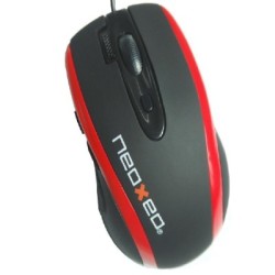 Neoxeo MSE 50 Black/rouge - Souris filaire noire/rouge, Toner Express : achat en ligne de Neoxeo MSE 50 Black/rouge - Souris fil