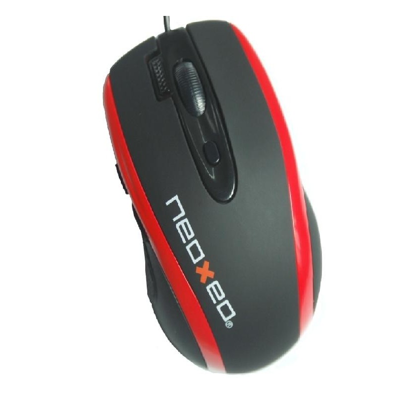 Neoxeo MSE 50 Black/rouge - Souris filaire noire/rouge, Toner Express : achat en ligne de Neoxeo MSE 50 Black/rouge - Souris fil