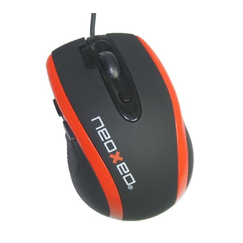 Neoxeo MSE 50 Black/orange - Souris filaire noire/orange, Toner Express : achat en ligne de Neoxeo MSE 50 Black/orange - Souris 