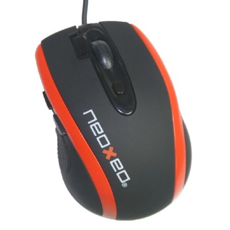 Neoxeo MSE 50 Black/orange - Souris filaire noire/orange, Toner Express : achat en ligne de Neoxeo MSE 50 Black/orange - Souris 
