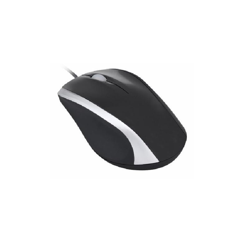 Neoxeo MSE 80 Black/silver - Souris optique filaire noire/argent, Toner Express : achat en ligne de Neoxeo MSE 80 Black/silver -
