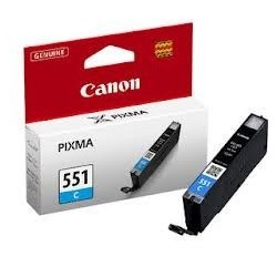 Cartouche cyan Canon CLI-551C pour Pixma MG5450 / MG6350..., Toner Express : achat en ligne de Cartouche cyan Canon CLI-551C pou