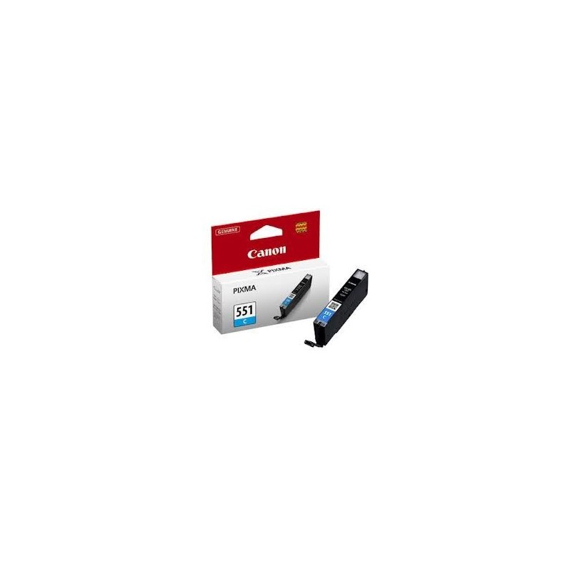 Cartouche cyan Canon CLI-551C pour Pixma MG5450 / MG6350..., Toner Express : achat en ligne de Cartouche cyan Canon CLI-551C pou