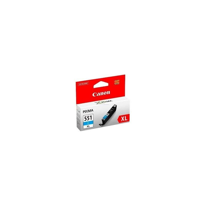 Cartouche cyan Canon CLI-551CXL  pour Pixma MG5450 / MG6350..., Toner Express : achat en ligne de Cartouche cyan Canon CLI-551CX