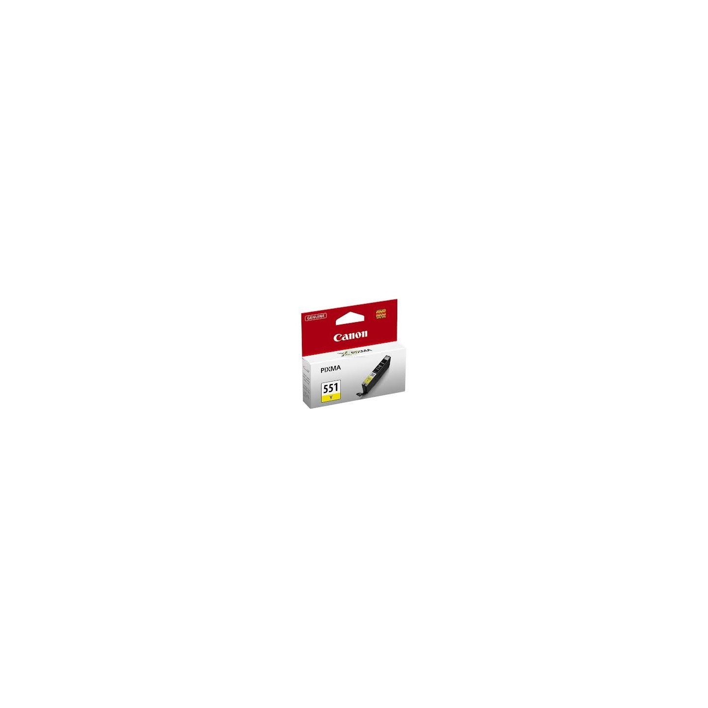 Cartouche jaune Canon CLI-551Y pour Pixma MG5450 / MG6350..., Toner Express : achat en ligne de Cartouche jaune Canon CLI-551Y p