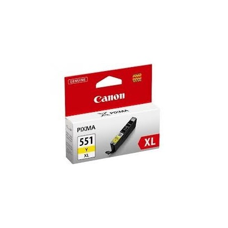 Cartouche jaune Canon CLI-551YXL pour Pixma MG5450 / MG6350..., Toner Express : achat en ligne de Cartouche jaune Canon CLI-551Y