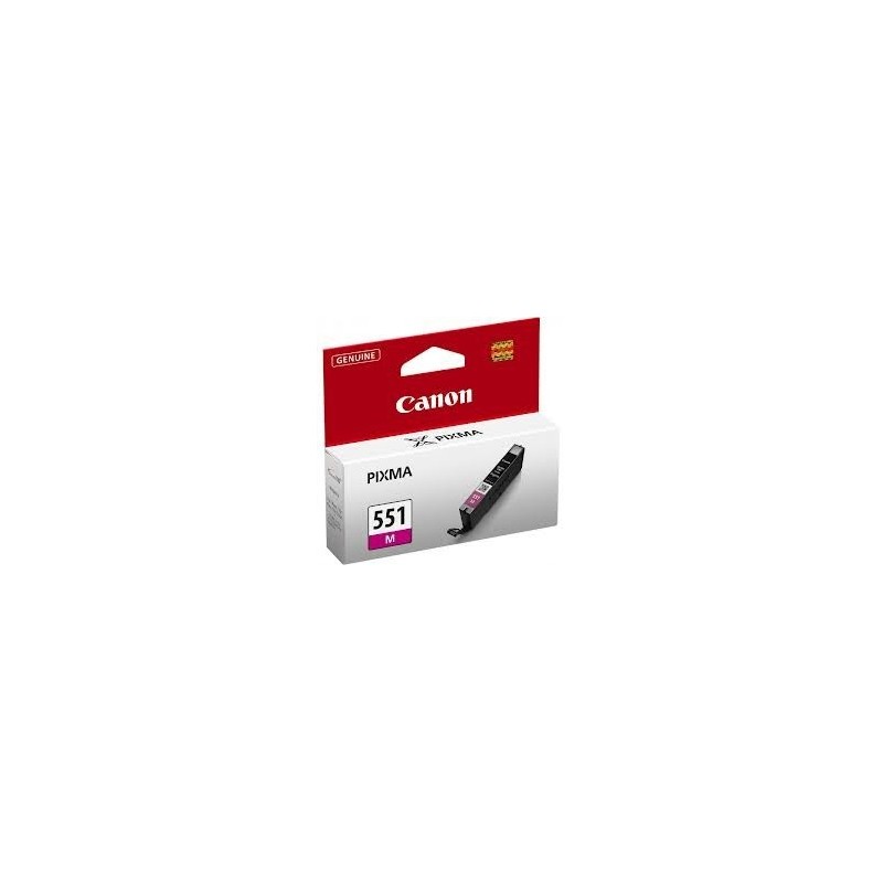 Cartouche magenta Canon CLI-551M pour Pixma MG5450 / MG6350..., Toner Express : achat en ligne de Cartouche magenta Canon CLI-55
