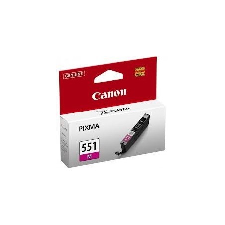 Cartouche magenta Canon CLI-551M pour Pixma MG5450 / MG6350..., Toner Express : achat en ligne de Cartouche magenta Canon CLI-55