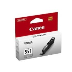 Cartouche grise Canon CLI-551GY pour Pixma MG5450 / MG6350..., Toner Express : achat en ligne de Cartouche grise Canon CLI-551GY