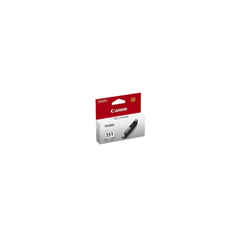Cartouche grise Canon CLI-551GY pour Pixma MG5450 / MG6350..., Toner Express : achat en ligne de Cartouche grise Canon CLI-551GY