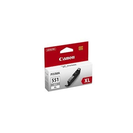 Cartouche grise Canon CLI-551GYXL pour Pixma MG5450 / MG6350..., Toner Express : achat en ligne de Cartouche grise Canon CLI-551