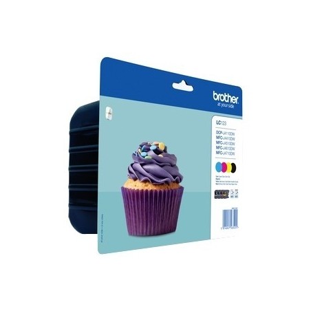 Multipack 4 cartouches Brother pour MFC-J4510dw / MFC-J4410dw / MFC-J4610dw, Toner Express : achat en ligne de Multipack 4 carto