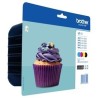 Multipack 4 cartouches Brother pour MFC-J4510dw / MFC-J4410dw / MFC-J4610dw, Toner Express : achat en ligne de Multipack 4 carto