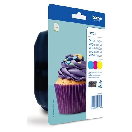 Multipack 3 cartouches Brother pour MFC-J4510dw / MFC-J4410dw / MFC-J4610dw, Toner Express : achat en ligne de Multipack 3 carto