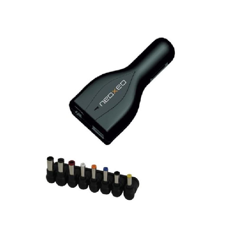 Neoxeo Power PC Car 90W - Alimentation Universelle PC / Chargeur Voiture - 8 embouts, Toner Express : achat en ligne de Neoxeo P