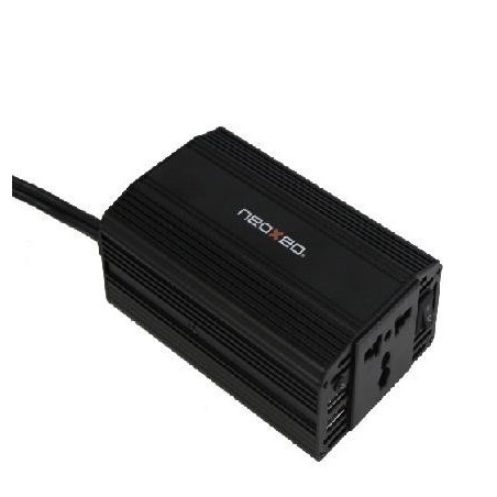 NeoXeo - Power Pc Car 300W - Convertisseur 12/220v avec 2 ports USB, Toner Express : achat en ligne de NeoXeo - Power Pc Car 300