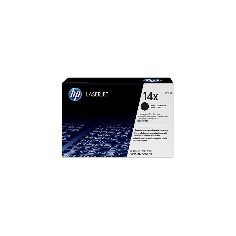 Toner HP XL pour laserjet Enterprise 700 M712dn / M712xh (N°14X), Toner Express : achat en ligne de Toner HP XL pour laserjet En