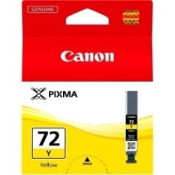 Cartouche d'encre jaune Canon PGI-72Y, Toner Express : achat en ligne de Cartouche d'encre jaune Canon PGI-72Y pour imprimante