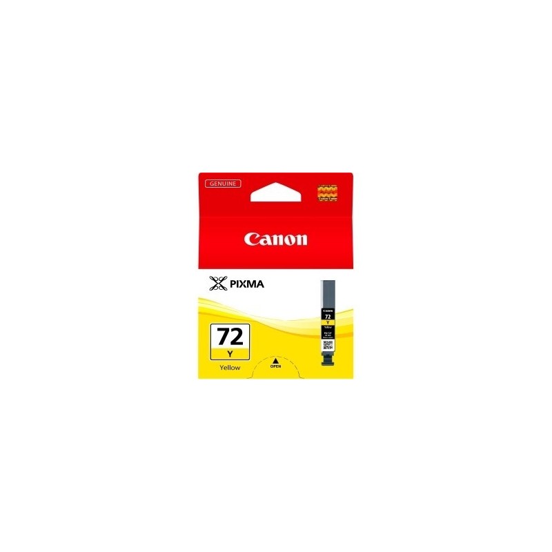 Cartouche d'encre jaune Canon PGI-72Y, Toner Express : achat en ligne de Cartouche d'encre jaune Canon PGI-72Y pour imprimante