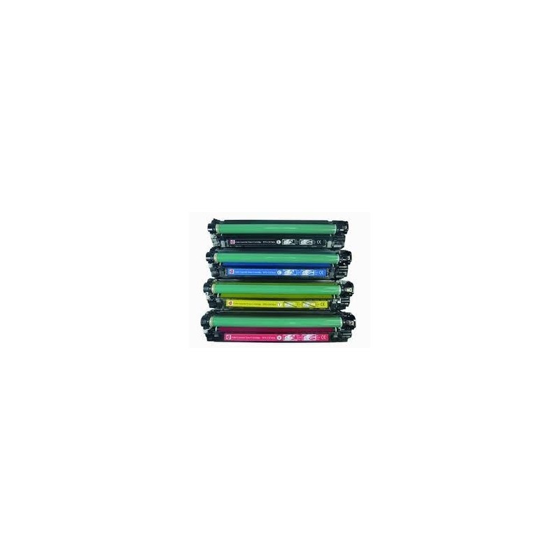 Pack de 4 toners génériques pour HP ColorLaserjet CP 5225 ... (307A), Toner Express : achat en ligne de Pack de 4 toners génériq