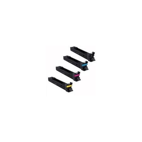 Pack de 4 toners génériques pour Konica Minolta Magicolor 4650E / 4650DN / 4690MF, Toner Express : achat en ligne de Pack de 4 t