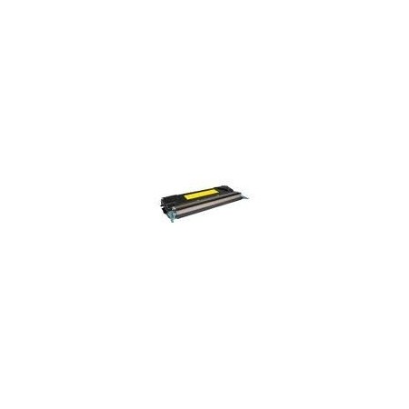 Toner jaune générique longue durée pour Lexmark C524/532/534, Toner Express : achat en ligne de Toner jaune générique longue dur
