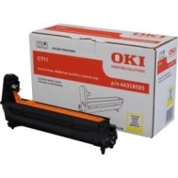 Tambour jaune Oki pour C711wt, Toner Express : achat en ligne de Tambour jaune Oki pour C711wt pour imprimante