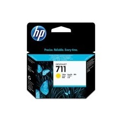 Cartouche d'encre jaune HP pour Designjet T520 ePrinter / T120 (N°711), Toner Express : achat en ligne de Cartouche d'encre jaun