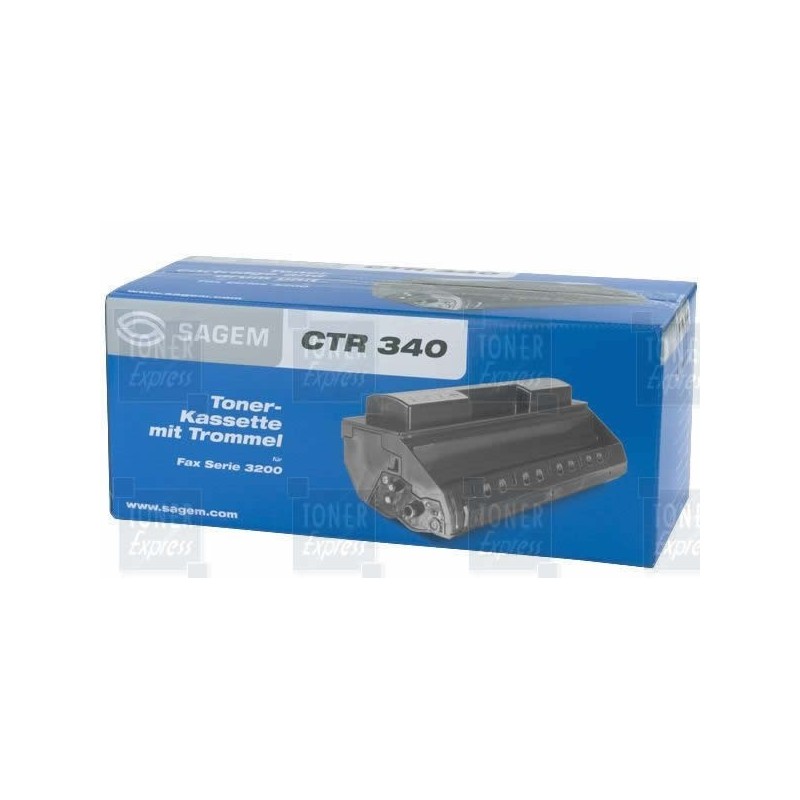 Toner Laser Sagem CTR 340 Noir, Toner Express : achat en ligne de Toner Laser Sagem CTR 340 Noir pour imprimante