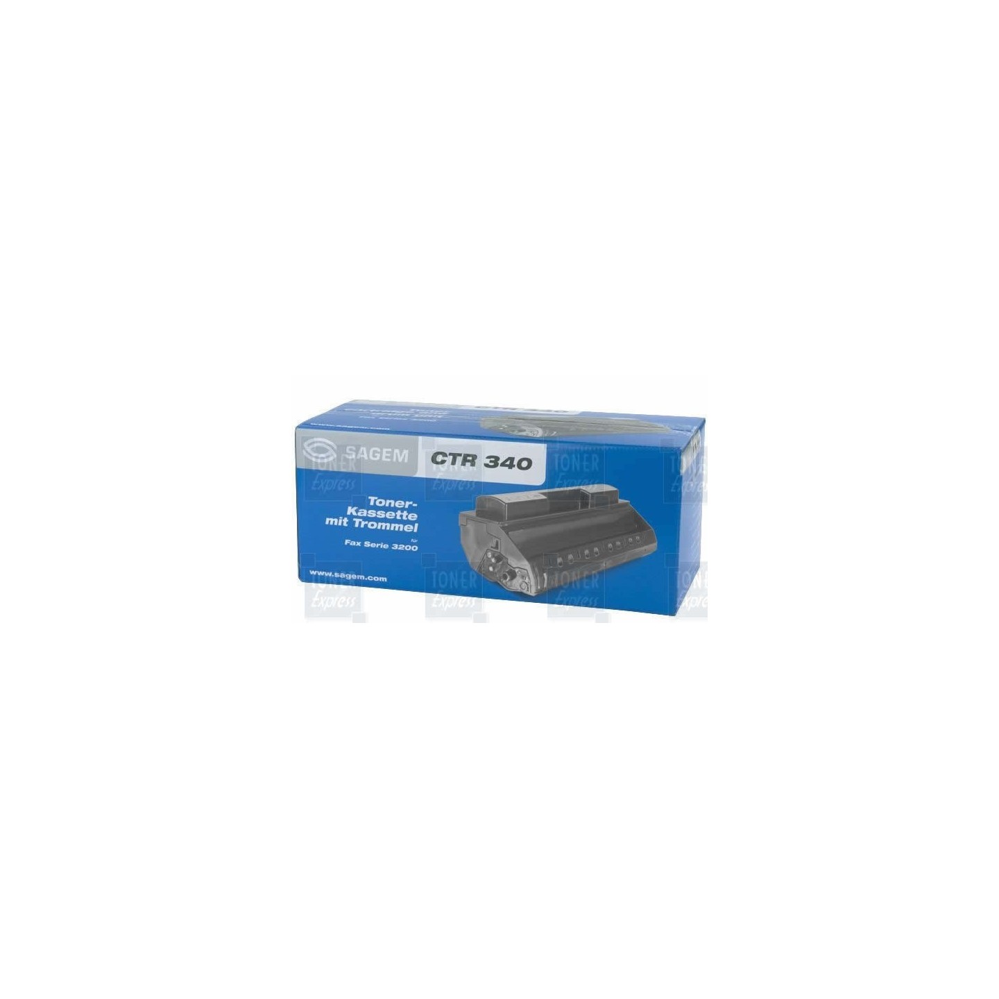 Toner Laser Sagem CTR 340 Noir, Toner Express : achat en ligne de Toner Laser Sagem CTR 340 Noir pour imprimante