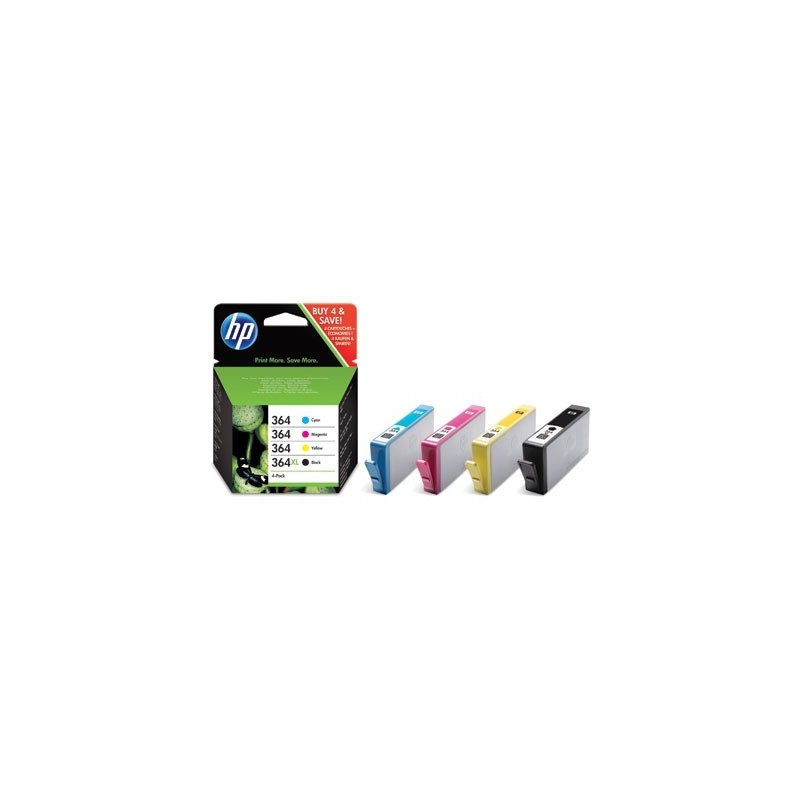 Pack de 4 cartouches HP N°364XL / N°178XL pour photosmart B8550 / C5380..., Toner Express : achat en ligne de Pack de 4 cartouch