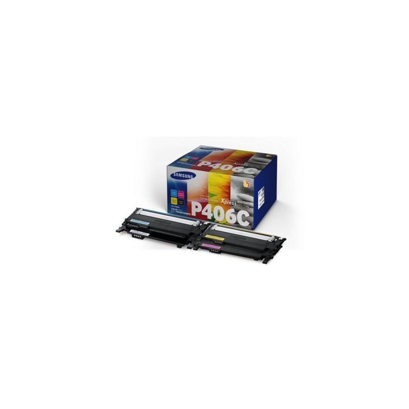 Pack de 4 toners Samsung pour CLP360 / CLP365 / CLX3300 ..., Toner Express : achat en ligne de Pack de 4 toners Samsung pour CLP