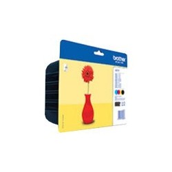 Pack de 4 cartouches d'encre Brother pour DCP J132w ...., Toner Express : achat en ligne de Pack de 4 cartouches d'encre Brother