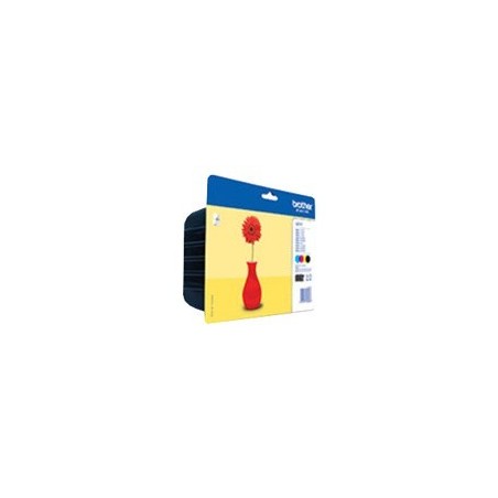 Pack de 4 cartouches d'encre Brother pour DCP J132w ...., Toner Express : achat en ligne de Pack de 4 cartouches d'encre Brother