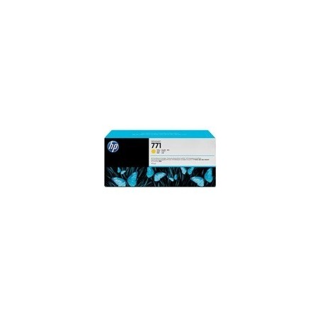 Pack de 3 cartouches jaune HP pour designjet Z6200 (N°771), Toner Express : achat en ligne de Pack de 3 cartouches jaune HP pour
