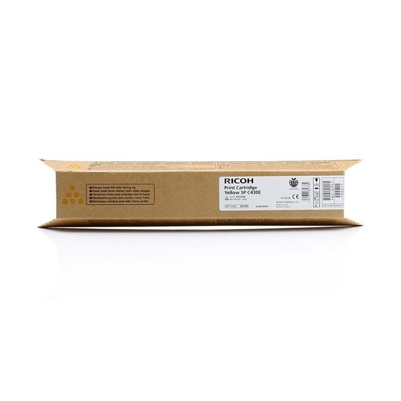 Toner jaune Ricoh pour Aficio SPC 430dn/ 431 (821095), Toner Express : achat en ligne de Toner jaune Ricoh pour Aficio SPC 430dn