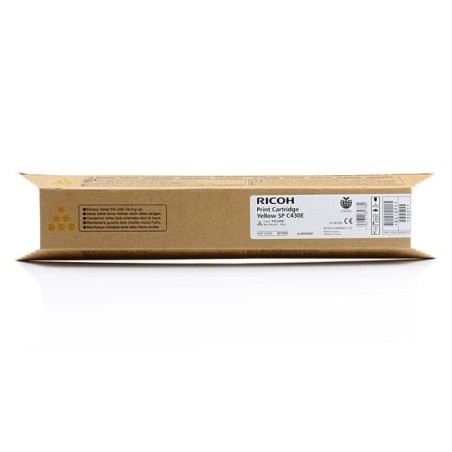 Toner jaune Ricoh pour Aficio SPC 430dn/ 431 (821095), Toner Express : achat en ligne de Toner jaune Ricoh pour Aficio SPC 430dn
