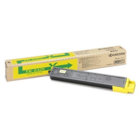 Toner jaune Kyocera Mita pour TaskAlfa 2551c (TK-8325), Toner Express : achat en ligne de Toner jaune Kyocera Mita pour TaskAlfa