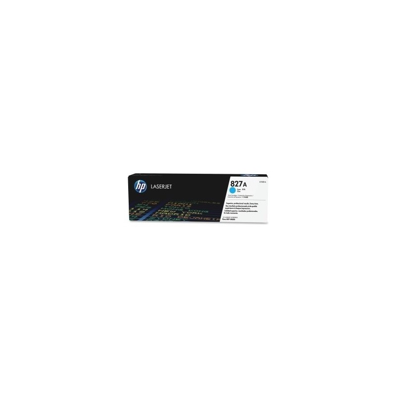 Toner Cyan HP pour Color LaserJet M 880z (827A), Toner Express : achat en ligne de Toner Cyan HP pour Color LaserJet M 880z (827