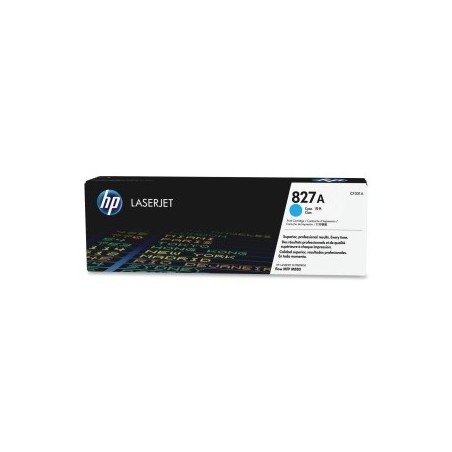 Toner Cyan HP pour Color LaserJet M 880z (827A), Toner Express : achat en ligne de Toner Cyan HP pour Color LaserJet M 880z (827