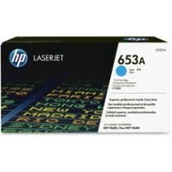 Toner Cyan HP pour Color LaserJet Enterprise MFP M680 (653A), Toner Express : achat en ligne de Toner Cyan HP pour Color LaserJe