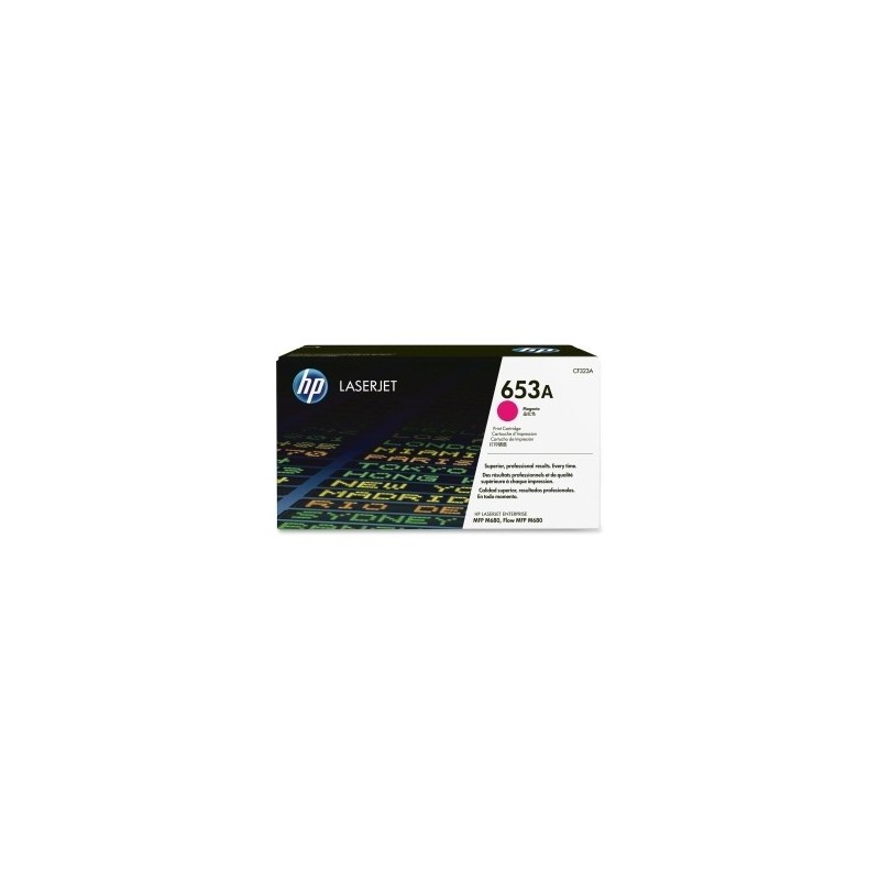 Toner Magenta HP pour Color LaserJet Enterprise MFP M680 (653A), Toner Express : achat en ligne de Toner Magenta HP pour Color L