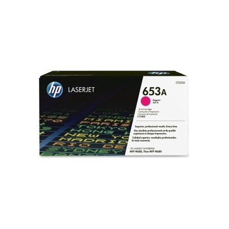 Toner Magenta HP pour Color LaserJet Enterprise MFP M680 (653A), Toner Express : achat en ligne de Toner Magenta HP pour Color L