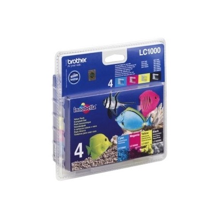 Cartouche jet d'encre Brother Noir, Cyan, Magenta, Jaune pour / DCP130.../ MFC240......, Toner Express : achat en ligne de Carto