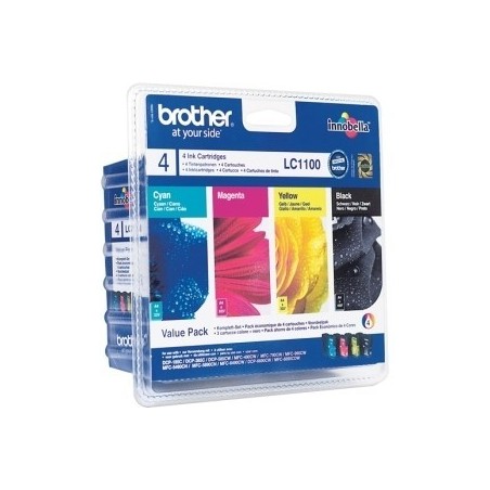 Cartouche jet d'encre Brother Cyan, Magenta, Jaune, Noir pour DCP-6690CW / MFC-6490CW, Toner Express : achat en ligne de Cartouc