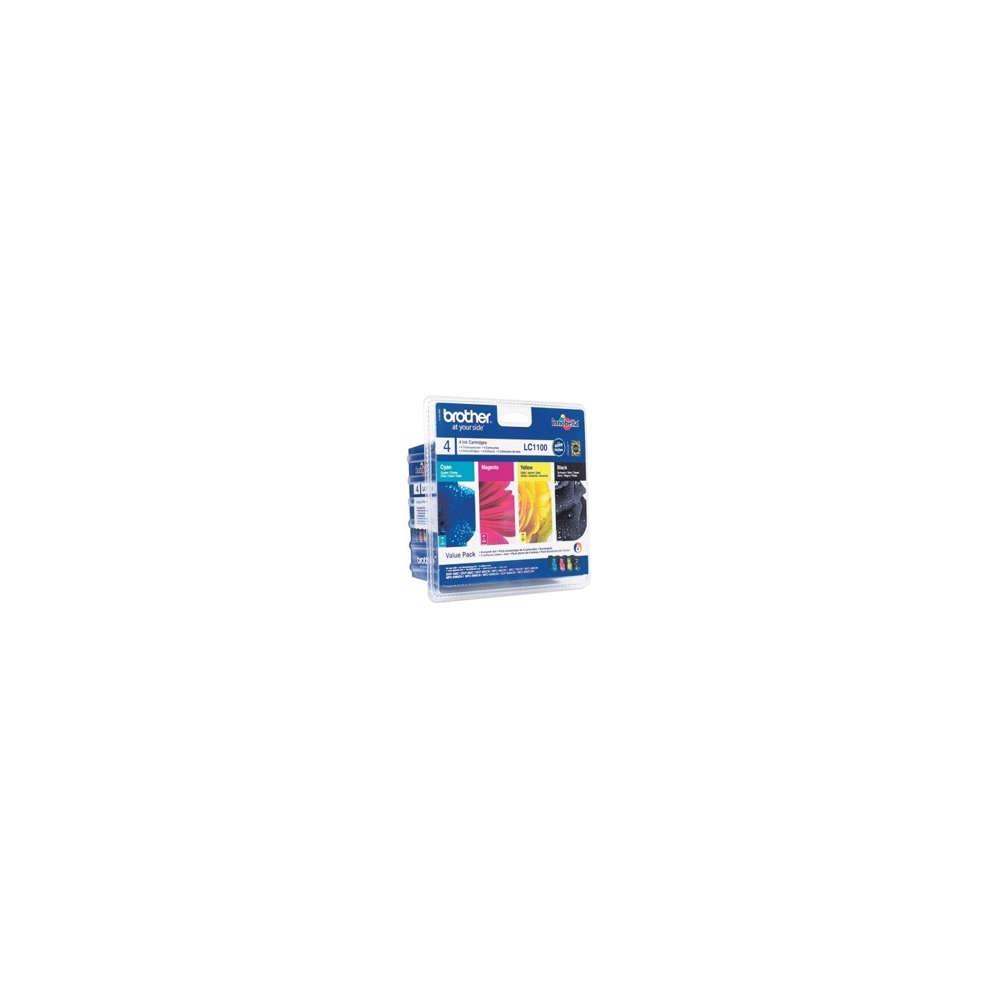 Cartouche jet d'encre Brother Cyan, Magenta, Jaune, Noir pour DCP-6690CW / MFC-6490CW, Toner Express : achat en ligne de Cartouc